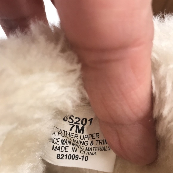 NWT Minnetonka Fur Trim Suede Leather Boots Size 7 - Picture 8 of 9